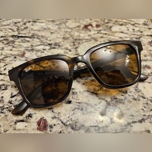 Ray Ban RB4323 polarized sunglasses, tortoiseshell